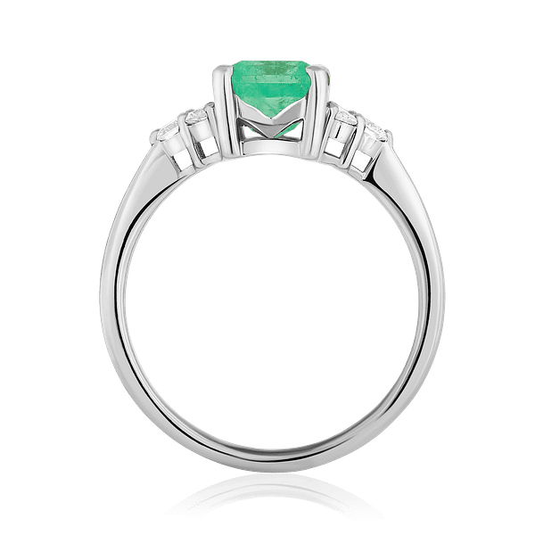 טבעת אמרלד ירוק