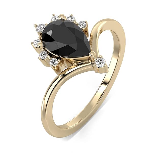 טבעת טיפה שחורה
